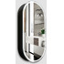 Зеркало-шкаф Silver Mirrors Soho-BLACK 500х1000 прав. (сенсорный выключатель) LED-00002613