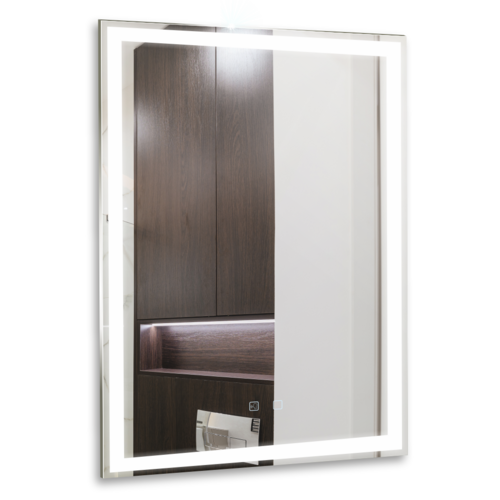 Зеркало Silver Mirrors Рига-VOICE 600х800 (голос.управление, подогрев, сенс. выключатель) LED-00002614