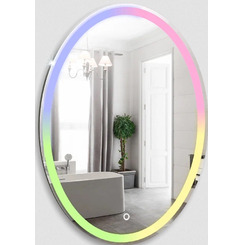 Зеркало Silver Mirrors Italia-RGB 570х770 (cенсорный выключатель, мульти-цвет) LED-00002619