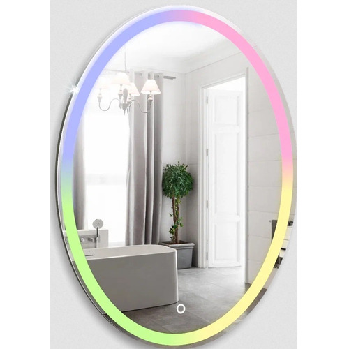 Зеркало Silver Mirrors Italia-RGB 570х770 (cенсорный выключатель, мульти-цвет) LED-00002619