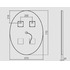 Зеркало Silver Mirrors Italia-RGB 570х770 (cенсорный выключатель, мульти-цвет) LED-00002619