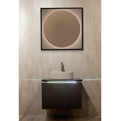 Зеркало Silver Mirrors Mone 800х800 (теплый свет 3000К, бегущая подсветка, бесконтактный сенсор) LED-00002740