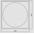 Зеркало Silver Mirrors Mone 800х800 (теплый свет 3000К, бегущая подсветка, бесконтактный сенсор) LED-00002740
