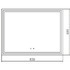 Зеркало Silver Mirrors Ливия-Р 800х600 (сенсорный выключатель, датчик присутствия) LED-00002744