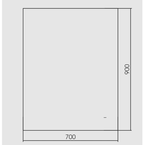 Зеркало Silver Mirrors Daster - Lite 700х900 (бесконтактный сенсор, гор/верт) LED-00002752