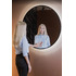 Зеркало Silver Mirrors Monaco-BLACK d1000 (бесконтактный сенсор, доп.упаковка) LED-00002769