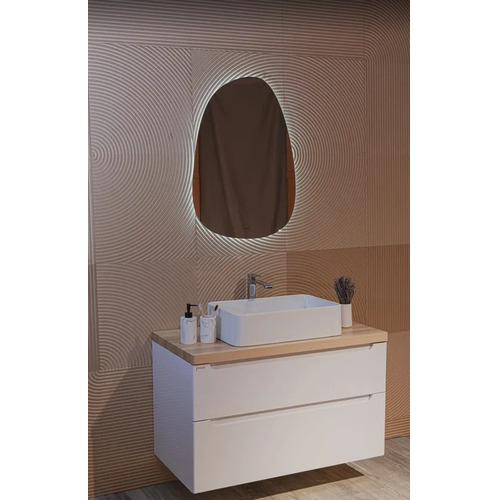 Зеркало Silver Mirrors Molecula - Lite 569х796 (открытая подсветка, бесконтактный сенсор) LED-00002801