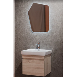 Зеркало Silver Mirrors Bionic - Lite 628х470 (открытая подсветка, бесконтактный сенсор) LED-00002802