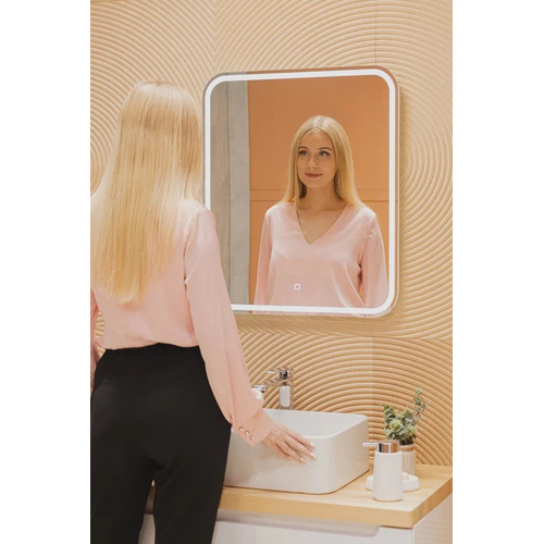 Зеркало Silver Mirrors Стив 600х700 (сенсорный выключатель) LED-00002840