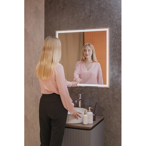 Зеркало Silver Mirrors Рига-ТХ 770х770 (сенсорный включатель, тепл.холод свет) LED-00002895