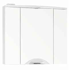 Зеркальный шкаф Style Line Жасмин 2 800/С Люкс белый ЛС-000010036