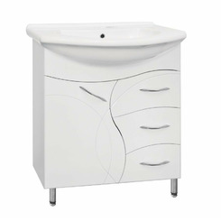 Тумба напольная Style Line Амелия -75 (3 ящика) ЛС-00002281