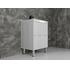 Тумба напольная Style Line Стокгольм 60 Classic 60 (2 ящ.) белый рифленый софт Push ЛС-00002333