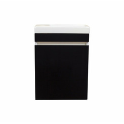 Тумба подвесная Style Line Compact Como 40 Люкс черный СС-00000419