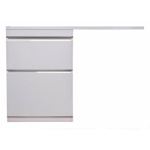 Тумба напольная Style Line Даймонд 120 glass Люкс белая Plus СС-00000559