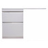 Тумба напольная Style Line Даймонд 120 glass Люкс белая Plus СС-00000559