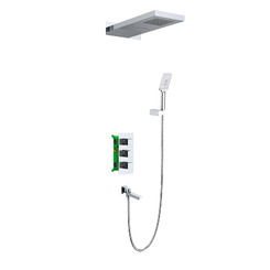 Душевая система встроенная с термостатом Timo Petruma SX-5079/00SM хром из латуни