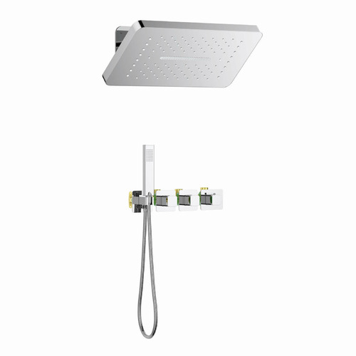 Душевая система встроенная с термостатом Timo Petruma хром SX-5249/00SM из латуни