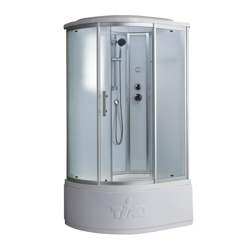 Душевая кабина Timo Standart Silver Fabric 110х85х220 T-6610SR прямоугольная-асимметричная