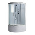 Душевая кабина Timo Standart Silver Fabric 110х85х220 T-6610SR прямоугольная-асимметричная
