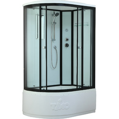 Душевая кабина Timo Standart Black 120х85х220 T-6620BR прямоугольная-асимметричная