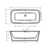 Акриловая ванна Riho Admire FS 180x84