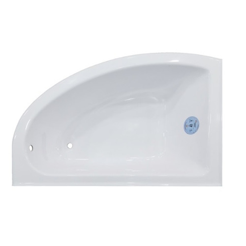 Ванна Marmo Bagno Альба 170х110 из искусственного камня, правая