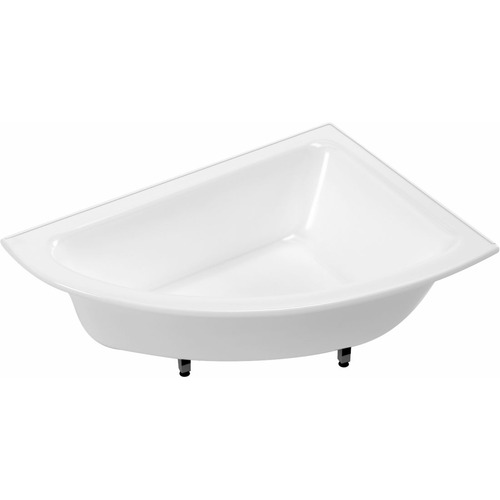 Ванна Marmo Bagno Альба 170х110 из искусственного камня, правая