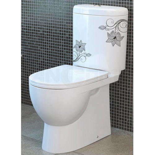 Унитаз компакт Sanita Luxe Art Flora