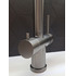 Смеситель для кухни с гибким изливом AltroBagno Flusso 050203 GrMt латунь оружейная сталь