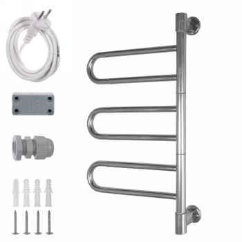 Полотенцесушитель Energy U chrome G3K 77х40 электрический