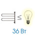 Полотенцесушитель Energy U chrome G2 54х63 электрический