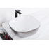 Раковина CeramaLux Luxline D1301H021 белая с серебром