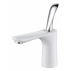 Смеситель для раковины D&K Venice Baciano DA1032156 белый-хром
