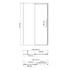 Душевая дверь Wasser Kraft Dinkel 58R05