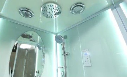 Душевая кабина Esbano ES-L115CR Left с LED подсветкой