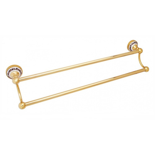 Полотенцедержатель двойной Fixsen Bogema Gold FX-78502G 60 см