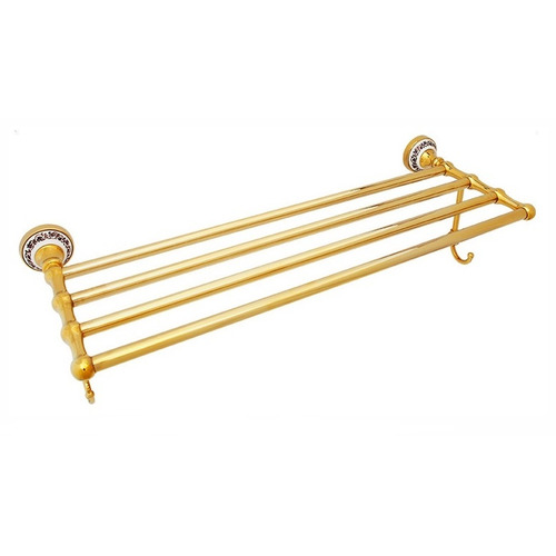 Полка для полотенец Fixsen Bogema Gold FX-78515G золото