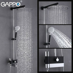 Душевая система Gappo G2481 хром-чёрный