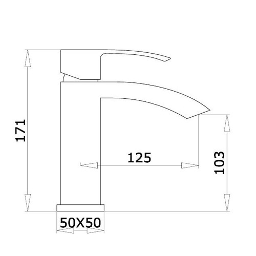 Смеситель для раковины Ganzer Leon GZ 44011 (25011)
