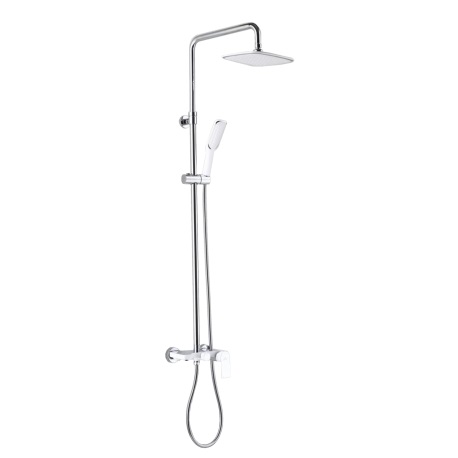 Душевая система Ganzer GZ 21062F (25076F) хром-белый