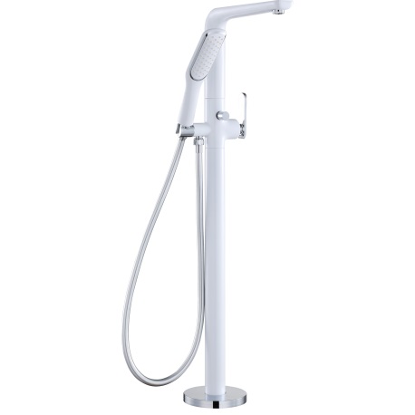 Напольный смеситель для ванны Ganzer Haiger GZ 52081F белый