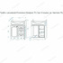 Тумба с раковиной Francesca Империя 70 3 ящика