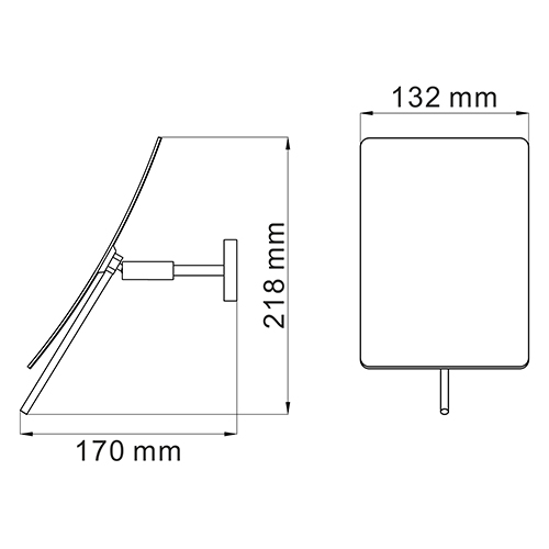 Косметическое зеркало Wasser Kraft K-1001