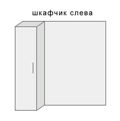 Зеркало Francesca Империя 60 венге L/R