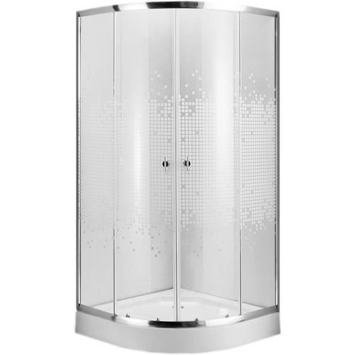 Душевой уголок Niagara NG-001-08N, 90x90x191 см, стекло с узором