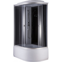 Душевая кабина Niagara NG-2510L тонированное стекло с крышей