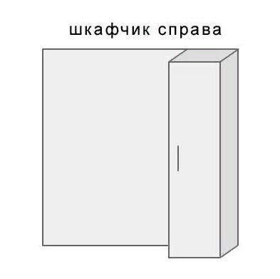 Зеркало Francesca Империя 55 венге L/R
