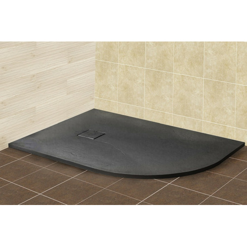 Душевой поддон RGW Stone Tray ST/AL-0128G 80х120 левосторонний серый