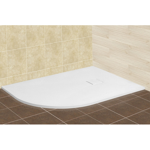 Душевой поддон RGW Stone Tray ST/AR-0128W 80х120 правосторонний белый